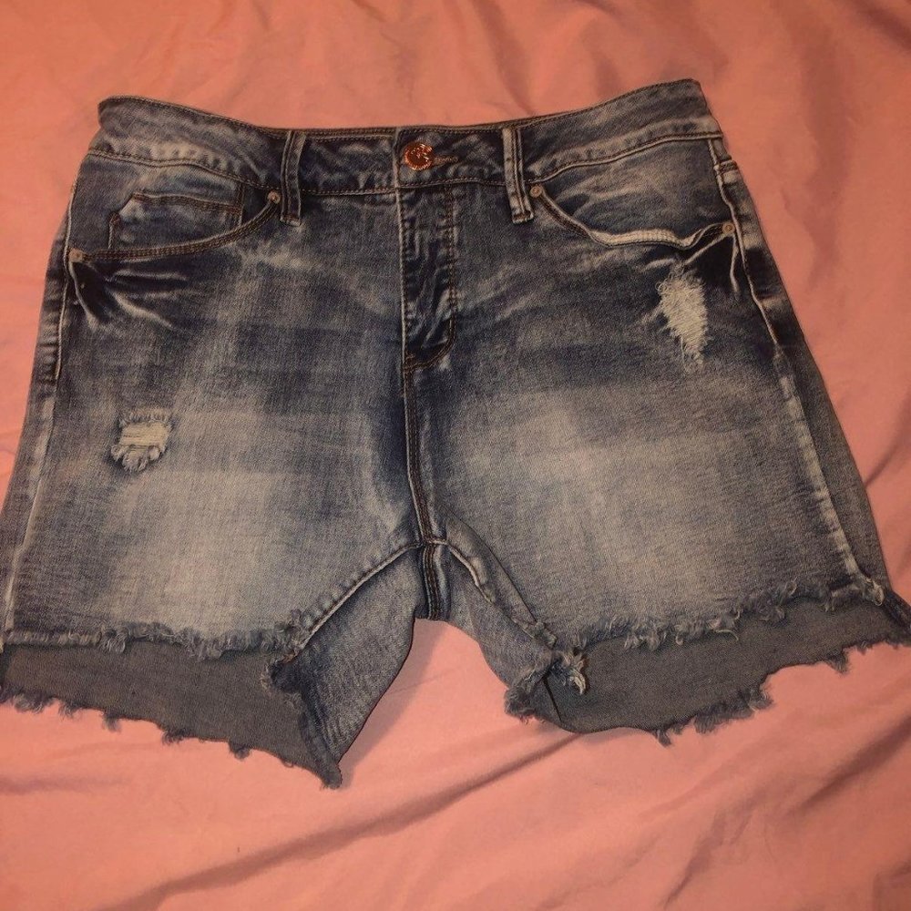distressed shorts